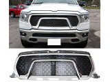 Front Bumper Mesh Grille (Chrome, Rebel Style)